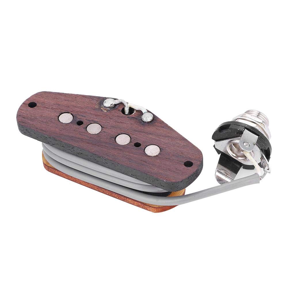 Micro pré-câblé avec prise d'entrée, pick-up pièces de rechange pour Cigar Box guitare à 4 cordes