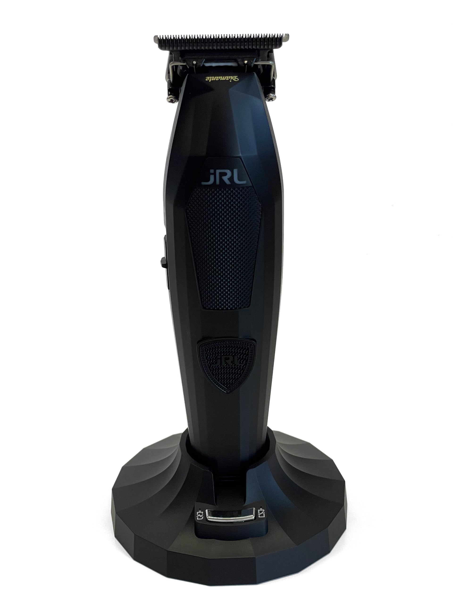 JRL Diamante Trimmer Professioneller Kabelloser Präzisionstrimmer für Barber & Friseur, Zero Gap, Hochleistungsmotor, Profi Haarschneider für Salon & Barbershop (Diamante-T-Schwarz)