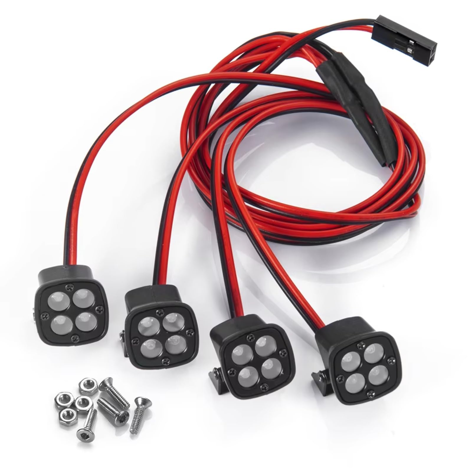 Phares projecteurs RC pour Axial SCX10 TRX4 et crawler 1/10