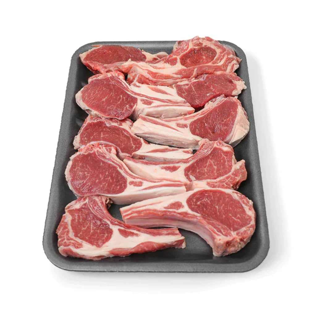 Lamb Rib Chop,Raised w/o Antibiotics 1kg Packet