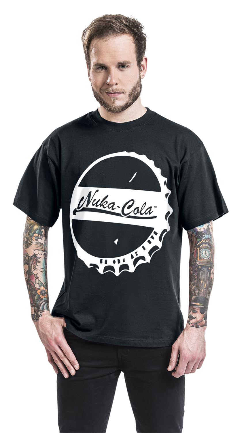 Fallout Nuka Cola Bottle Cap Camiseta Hombre