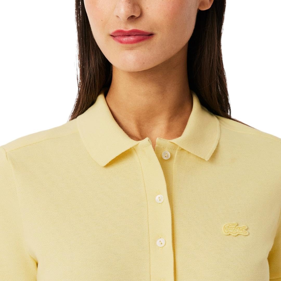Lacoste Women's Short Sleeve Slim Fit Stretch Pique Polo Shirt - Image 2
