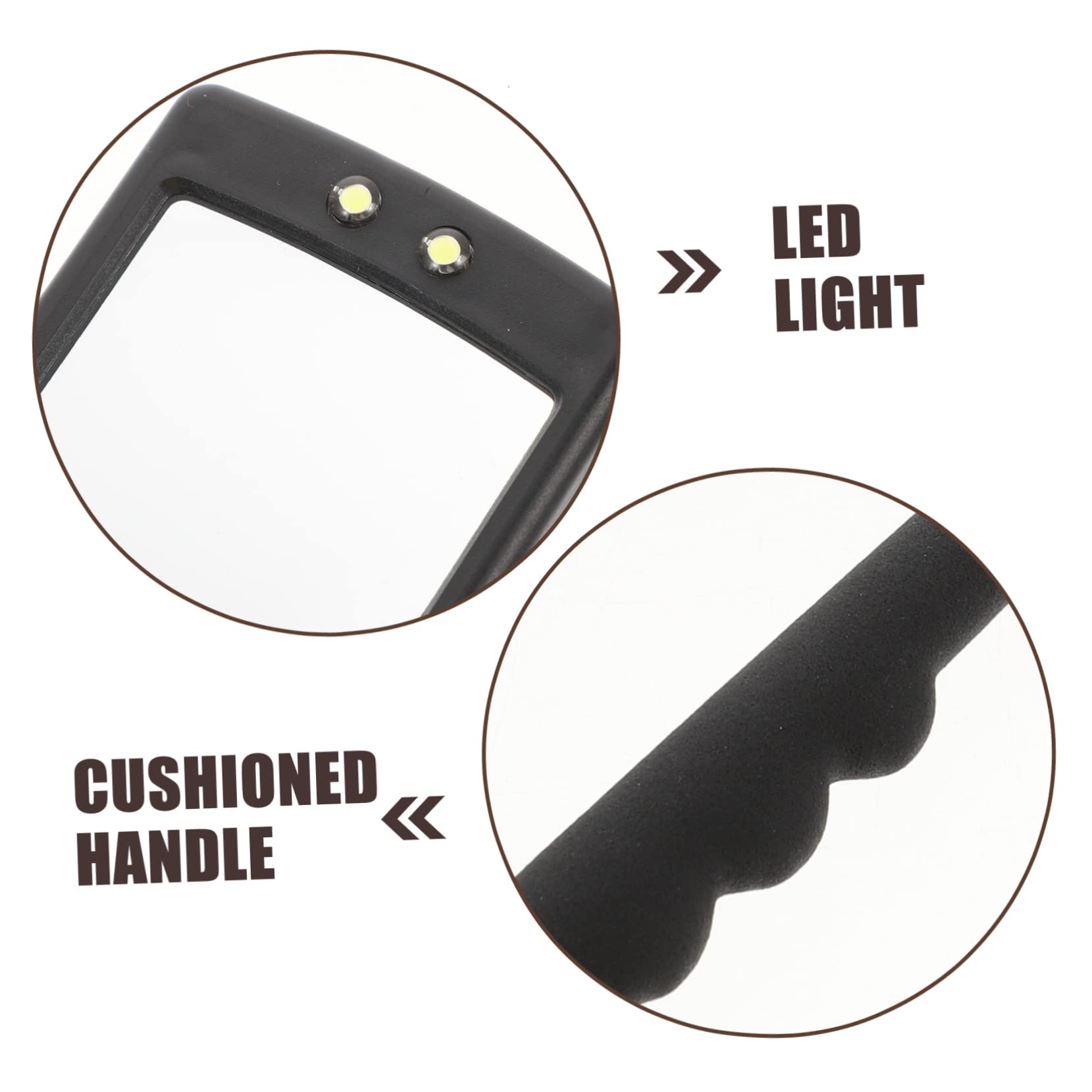 4pcs Telescopic Inspection Mirror Mirrors Under Vehicle Mirror Vehicle Search Mirror Lighted Flexible Inspection Mirror Part Inspection Mirror Telescoping Adjustable Mirror Lens HOMOCONO