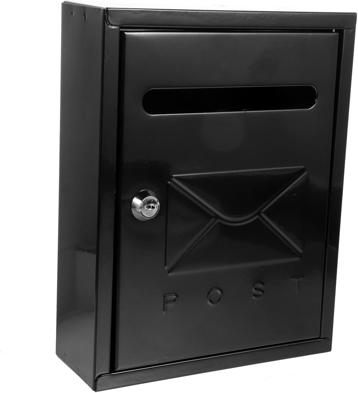 Wall Mount Mailbox with Lock Vintage European Style Letter Box Weatherproof Design for Outdoor Use Durable and Stylish Wall Mounted Mailbox for Home Decoration