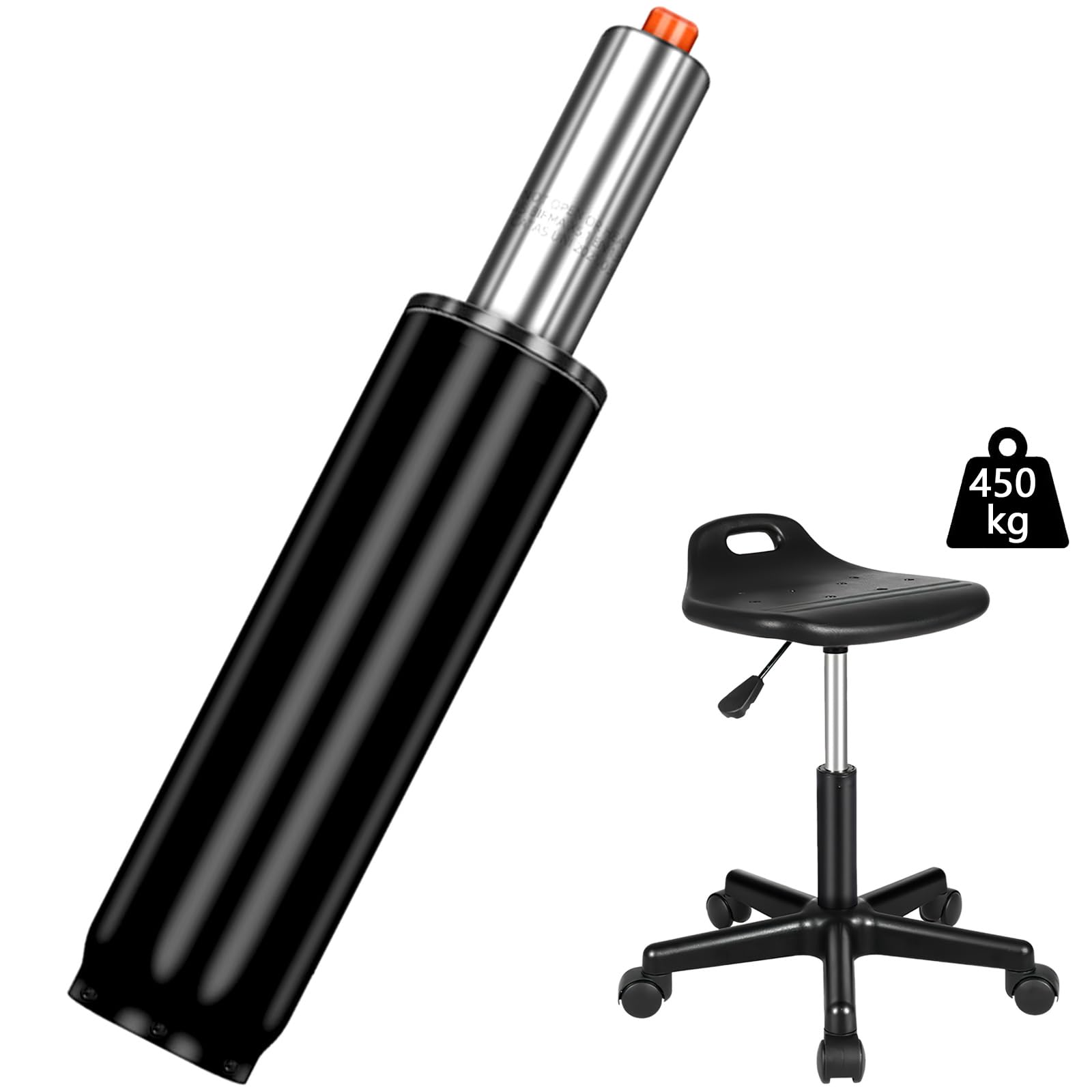 Pistone A Gas Per Sedia Da Ufficio - Sollevamento Fino A 720mm, Portata 180kg, Ricambio Universale - Foto 5