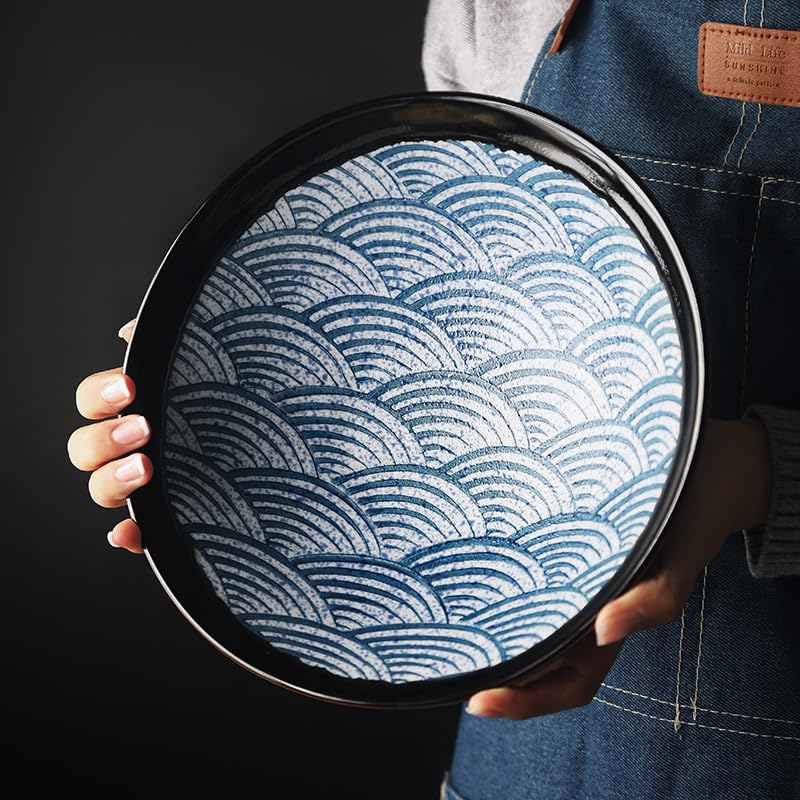 Miska Do Mieszania Sałatek, Zabytkowa Ceramiczna Miska Do Sałatek, Duża Pojemność Miski Do Ramenu, Składana Miska Do Zupy, Miska Do Sałatek Owocowych