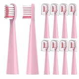 10PCS Toothbrush Replacement Head Compatible with Vekkia Kids Pink Unicorn Electric Toothbrush&comma; Soft and Comfortable for Children&apos;s Teeth and Gums