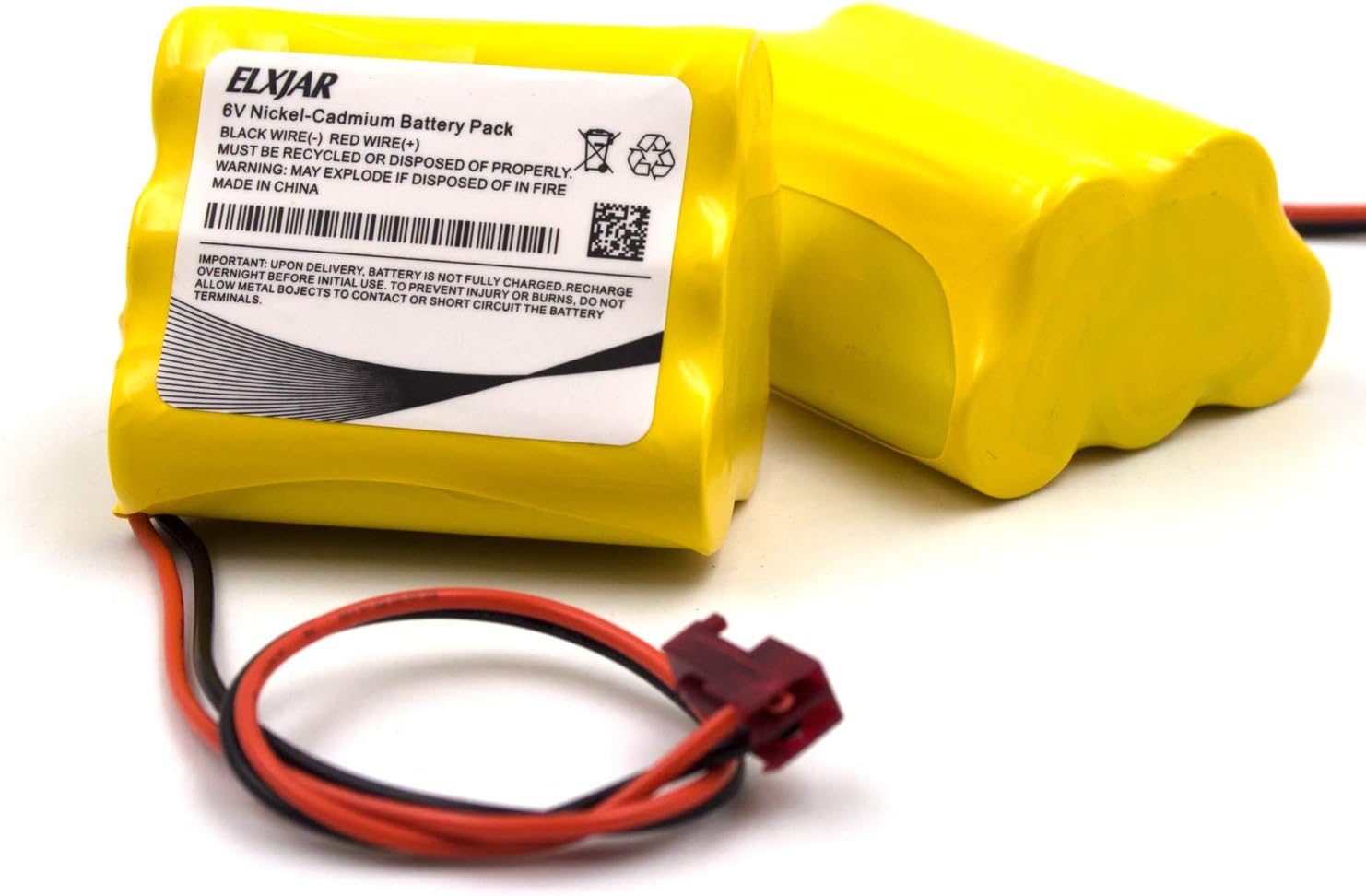 (2-Pack) 6V AA Ni-CD Battery Pack Replacement for Sure-Lite 026-149, SL026-149, S/L 026-149, ANIC1204, Energizer 41B020AF17201, Dantona CUSTOM-55 Emergency Lighting : Health & Household