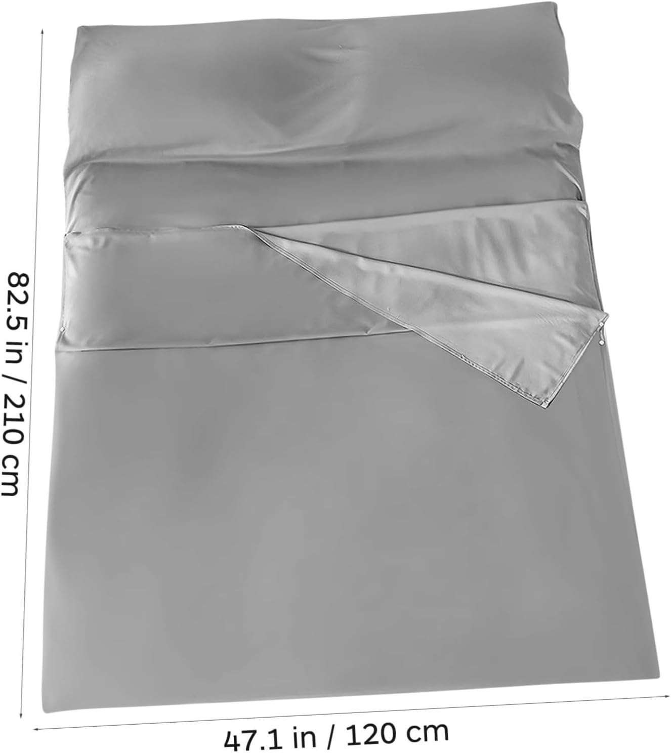 Hotel Sleeping Bag Liner Travel Sleep Sack Polyester Comfortable Compact Multi-Purpose
