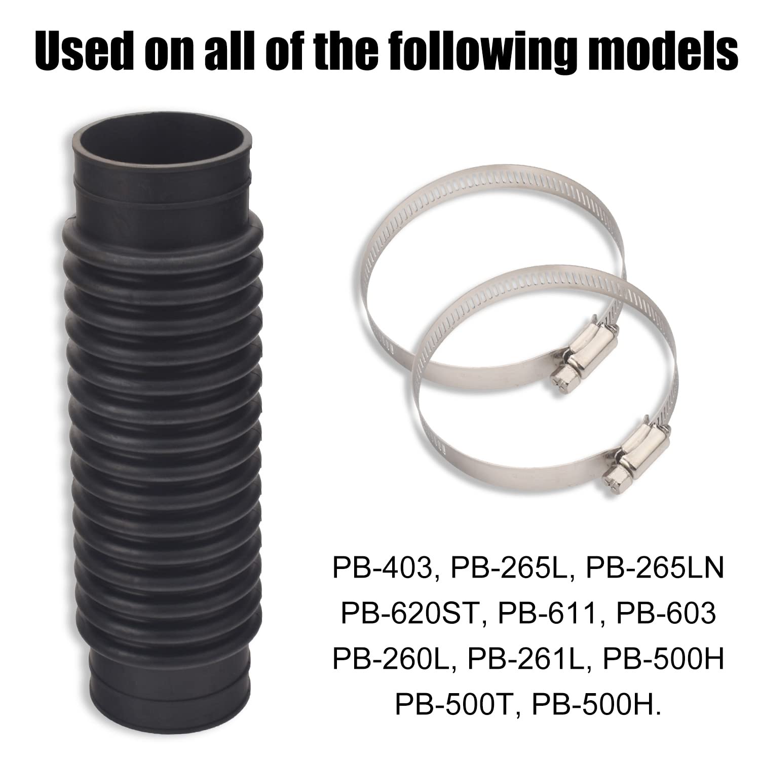 21001308360 Tubo de soplador flexible compatible con Echo PB460LN PB461LN PB6000 PB610 PB600