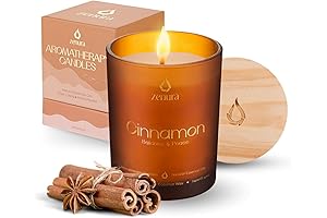 Cinnamon Comfort Candle - Natural Way to Relieve Stress, Find Calm & Inner Peace