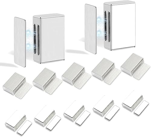 Miniatura 8 de AOSITE - Adhesivo magnético para puerta, paquete de 12 imanes de gabinete de cocina para cierre de puerta de gabinete, cierre magnético sin