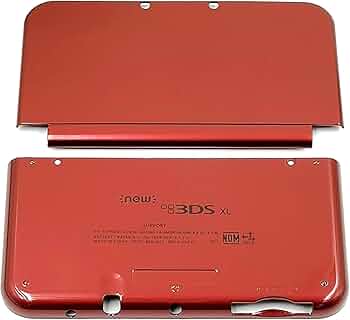 Newニンテンドー3DSLL パールホワイト ケース赤色付き Amazon.co.jp: New3DSXL エクストラハウジングケース 5つのシェル