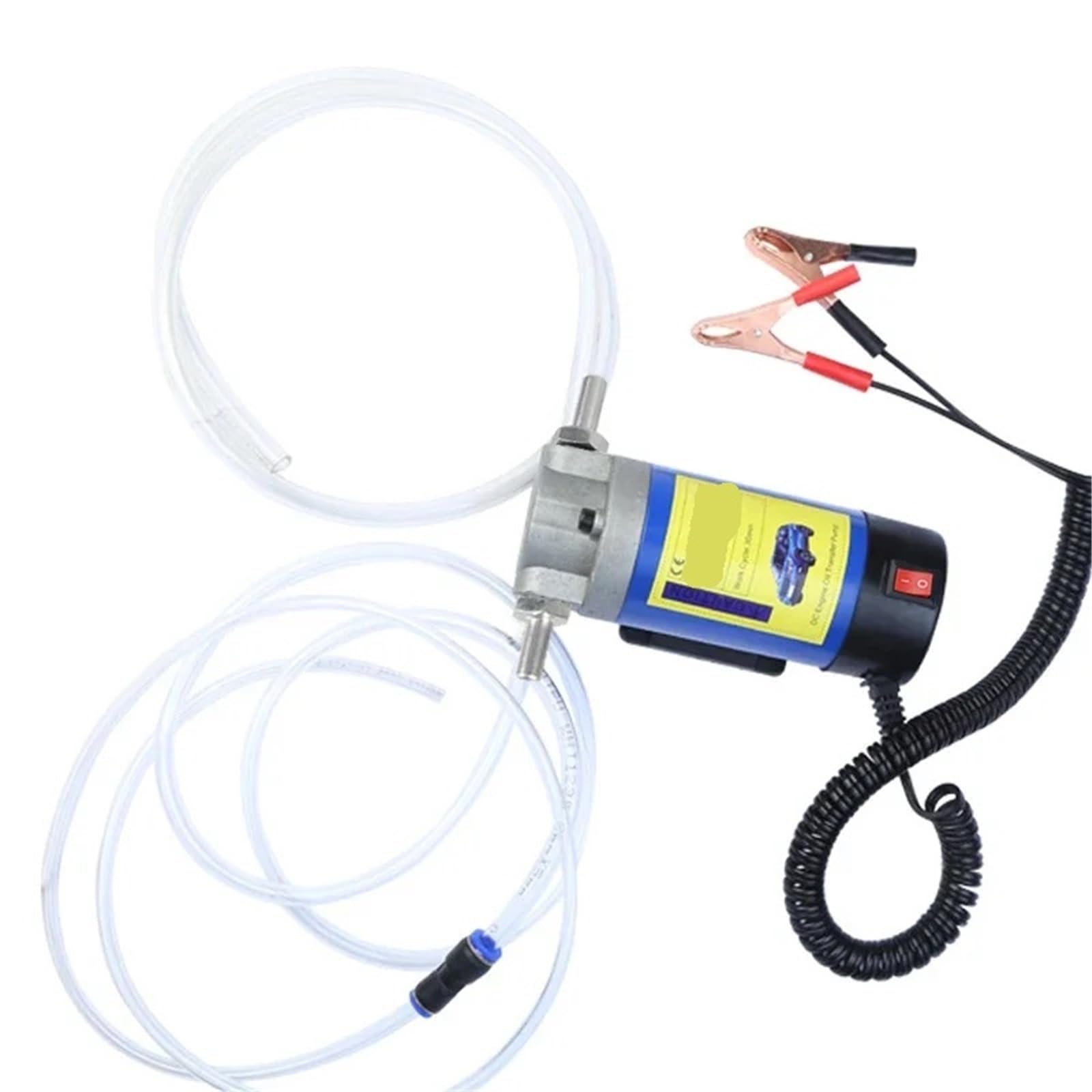 Pompa dell'olio Pompa elettrica portatile per trasferimento olio Estrattore carburante/diesel per auto, barca, motore - Strumento sifone con spegnimento automatico Extractor Aspirazione Della(24V)