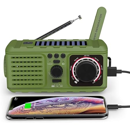 Amazon.com: Emergency Radio - NOAA Weather Portable Radio with AM/FM ...