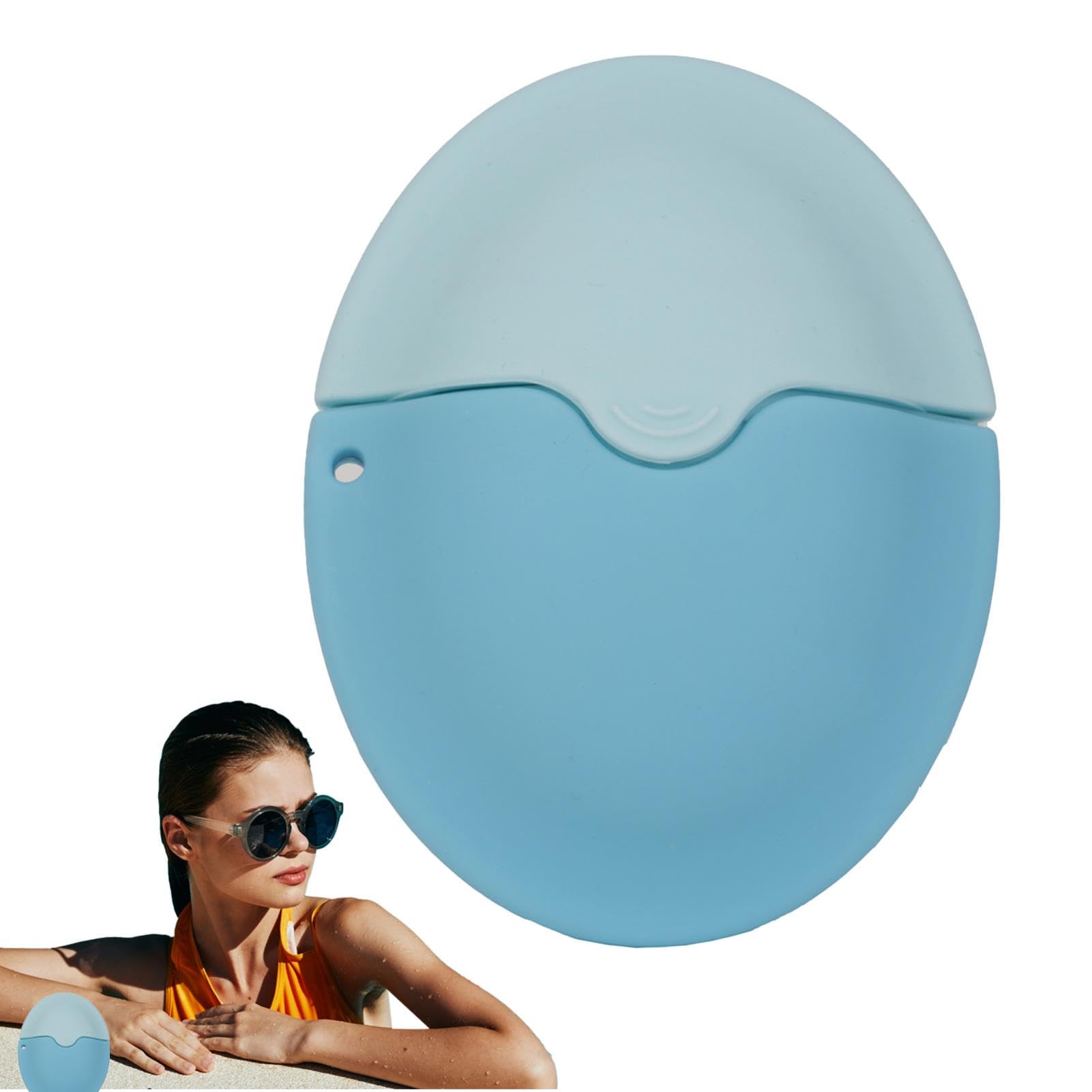 Rodillo aplicador de protector solar, aplicador de loción para niños - Rodillo contenedor de bloqueador solar reutilizable - Herramientas aplicadoras de protector solar livianas para protector solar,