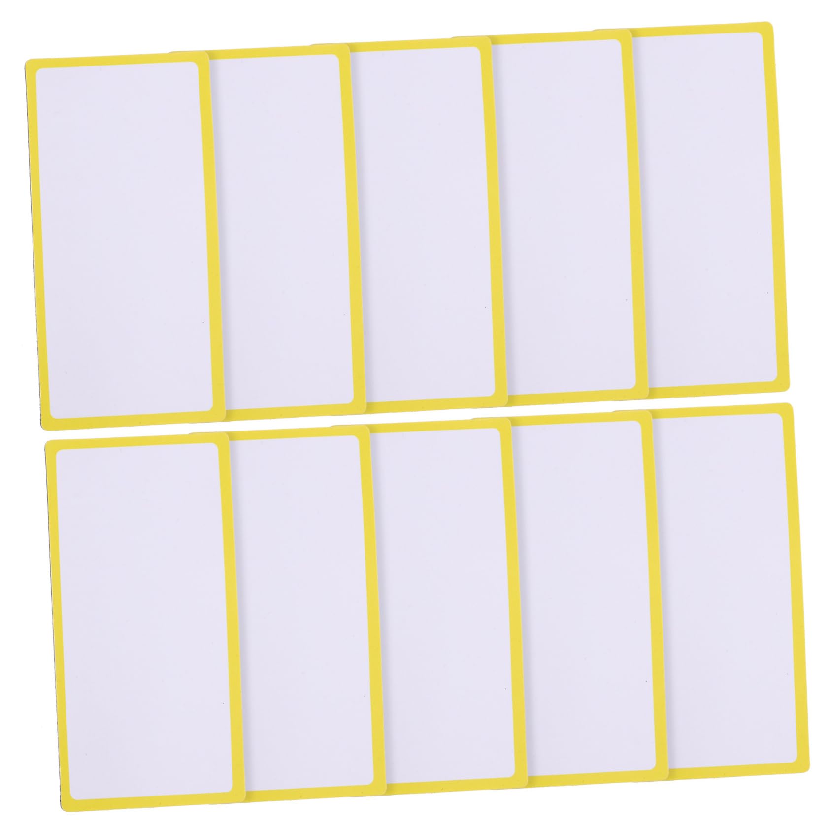 Housoutil 3 Sätze Magnetische Namensschilder Wiederverwendbare Beschriftungs Magnetetiketten Für Whiteboards Und Kühlschränke Abwischbar Vielseitig Einsetzbar 10 Stück * 3