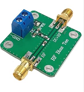 Taidacent DC Feed RF Bias Tee RF Microwave Bias Active Antenna RF Power Supply Mains DC-Blocker 10-6000MHz Amplifier DC Bias