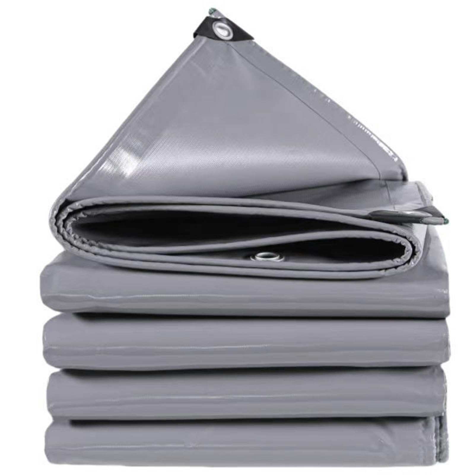 Lona impermeable con ojales de metal contra la humedad del suelo en camping y muebles dañados