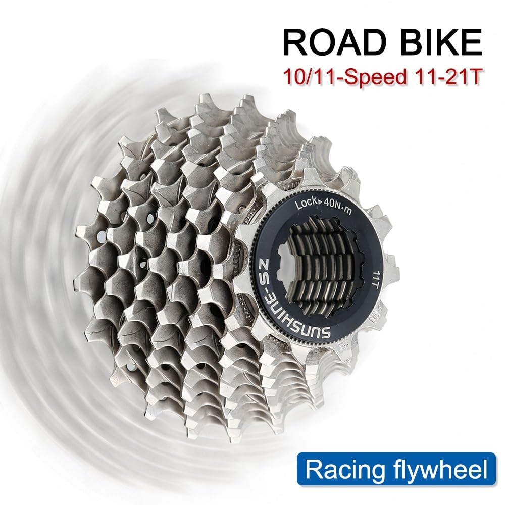 Kaseta Rowerowa Rower wyścigowy Wolnobieg 10 11 prędkości Velocidade 11-21T Kaseta rowerowa Zębatka Rowery szosowe Ratchet Speed Cassette(11S 21T)