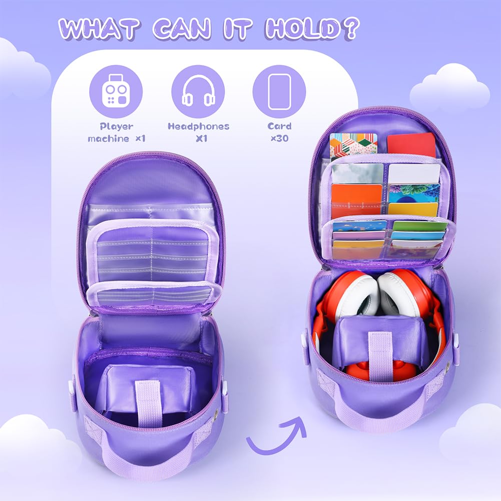 Étui de Transport pour Yto Mini (Édition 2024) Sac de Rangement pour Cartes Porte-Cartes Capacité jusqu'à 30 Sacs de Voyage avec Bandoulière Porte-Sac pour Lecteur Audio Accessoires