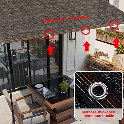 Maille résistante aux UV toile d'ombrage supérieure pour pergola