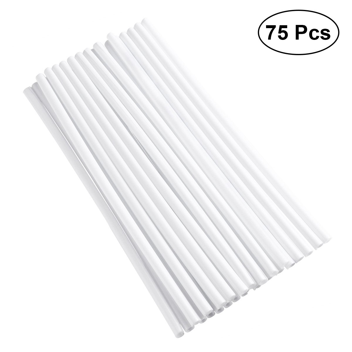 VORCOOL 75PCS Bicycle Spoke Skins Wraps Covers Motorcycle Motocross Dirt Bike MTB Wheel Rim Bike Spoke Wraps Protector Kit (White)