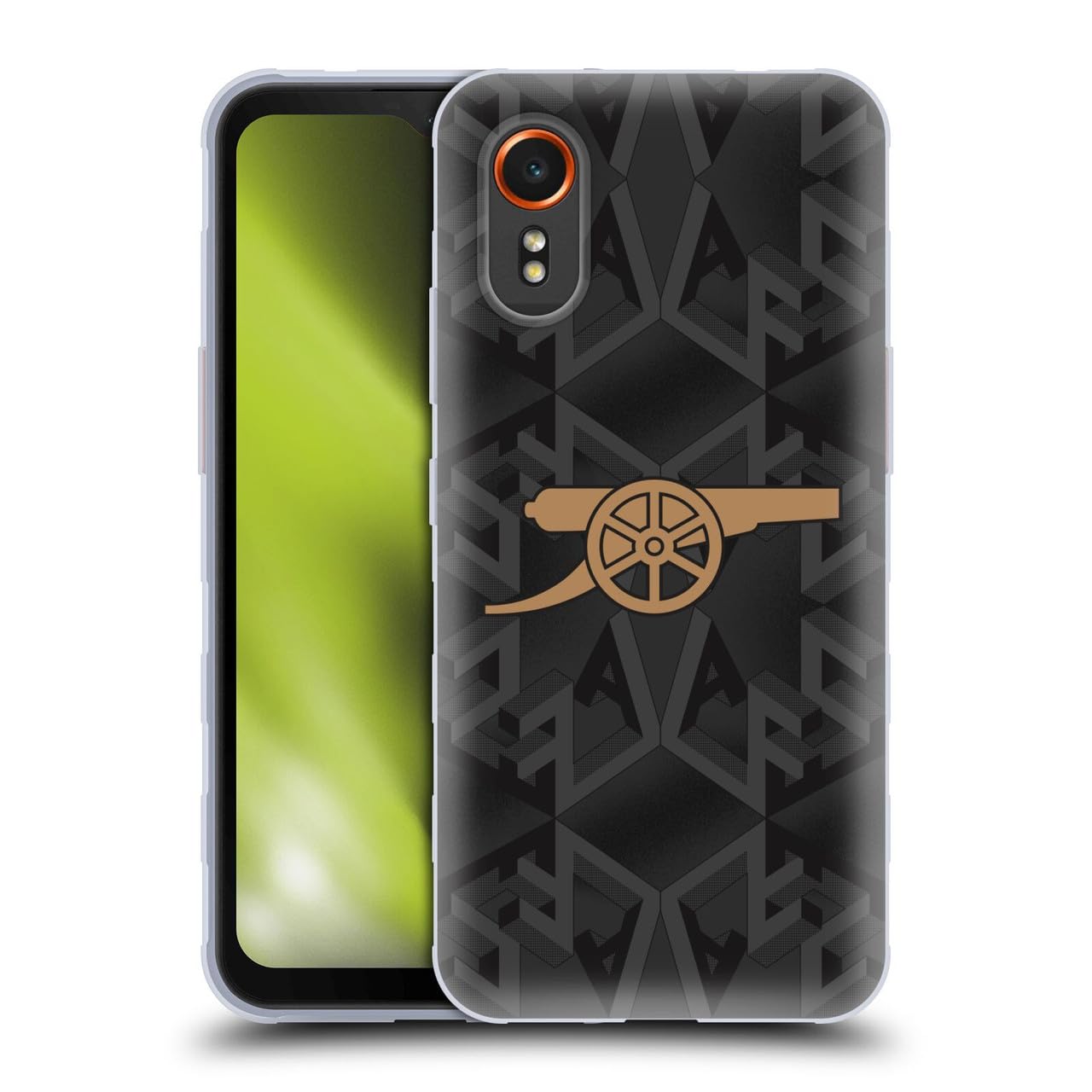 Head Case Designs Officially Licensed Arsenal FC Away 2022/23 Crest Kit Gel Case [Military Grade Protection] Compatible With Samsung Galaxy Xcover7 5G — image 1