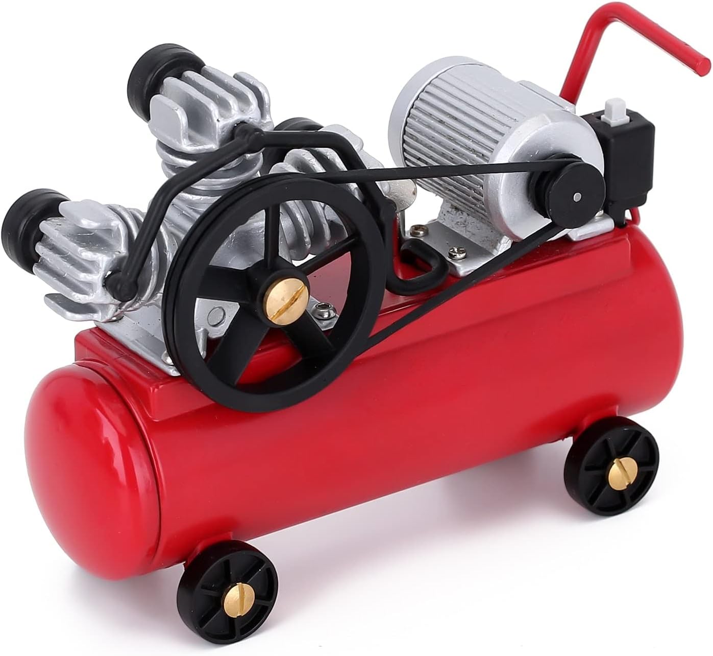 102 * 36 * 70mm Mini Simulation Air Compressor Decoration for 1/10 Scale RC Crawler Car Traxxas TRX4 Axial SCX10 Redcat Gen8-1 Set Red