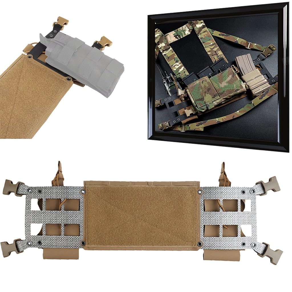 WLXW MK4 Chest Rig Rapid Expansion MOLLE Radio MAG Pouch Expander Wing Tactical Hunting Airsoft Accessories(WG)