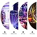 Tomshine 80W Moving Head Light 8 Gobo Rainbow 8 Colors 9/11 Channels LED Stage Gobo Pattern Lamp for Disco KTV Club Party Wedding