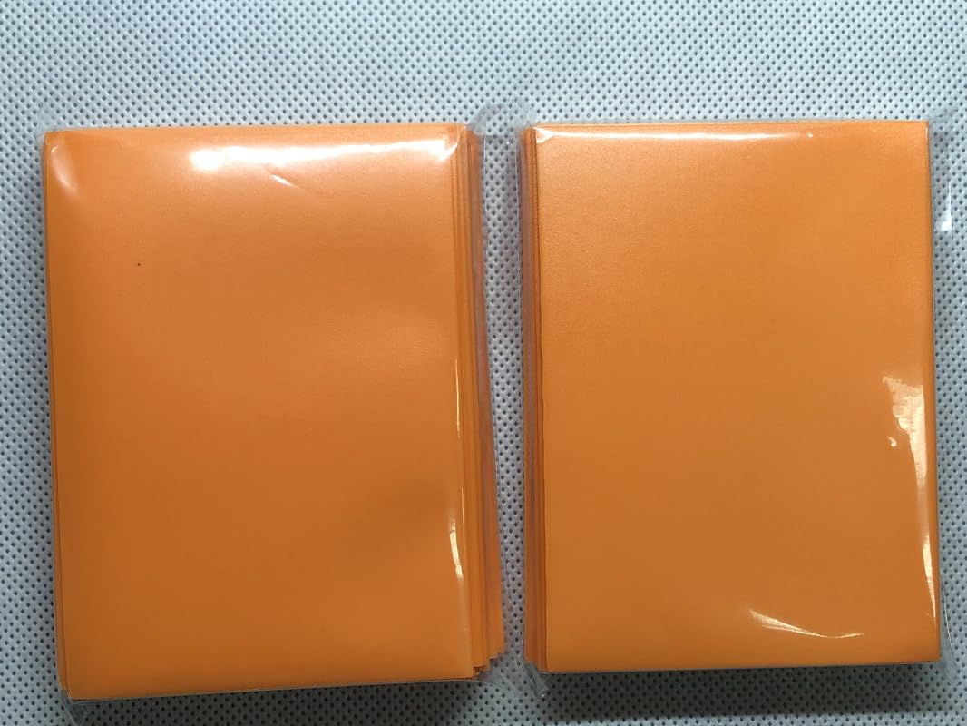 Amazon.co.jp: Lenayuyu オレンジカードスリーブ トップローダー