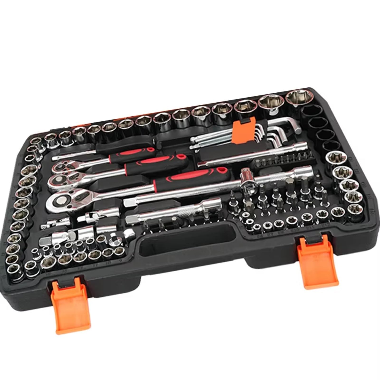 Maletín herramientas multiusos Juego Herramientas Mano Para El Hogar Juego Herramientas Reparación De Automóviles Juego De Llaves De Tubo Destornillador De Trinquete 151 Uds.