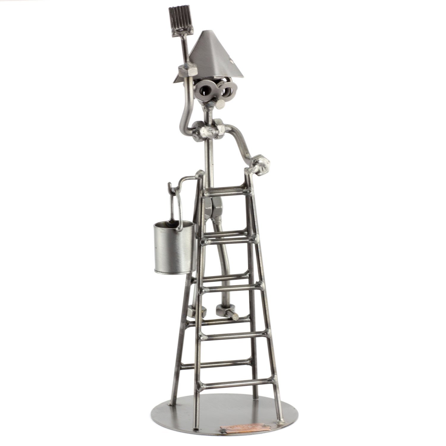Steelman24 I Omini di Viti Imbianchino I Idee Regalo Originale I Soprammobili in Metallo I Modellino