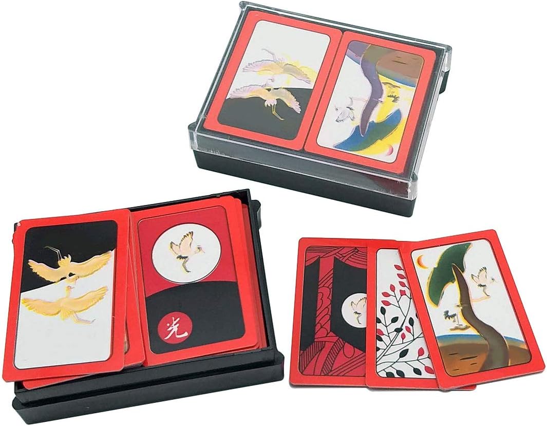 GARASANI 2 Pack Korean Flower Card Game Hwatu, Korean New Year Board Game Go-Stop, Godori