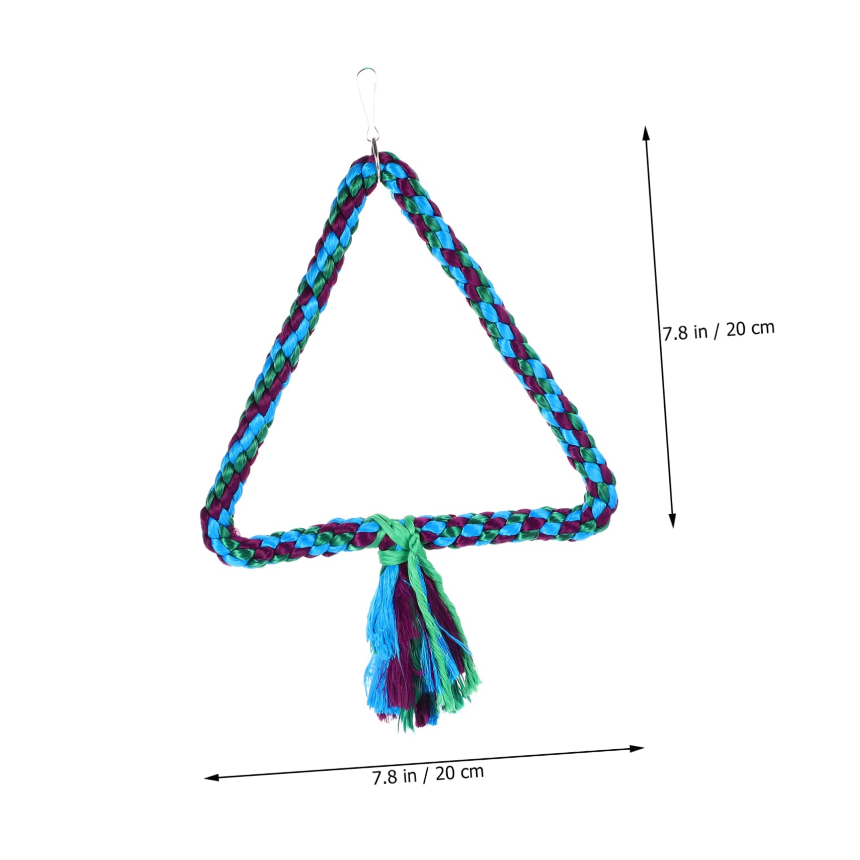 GALPADA 2Pcs Bird Parrot Swing Chewing Hanging for Pet Birds Durable Cotton Rope for Play Exercise