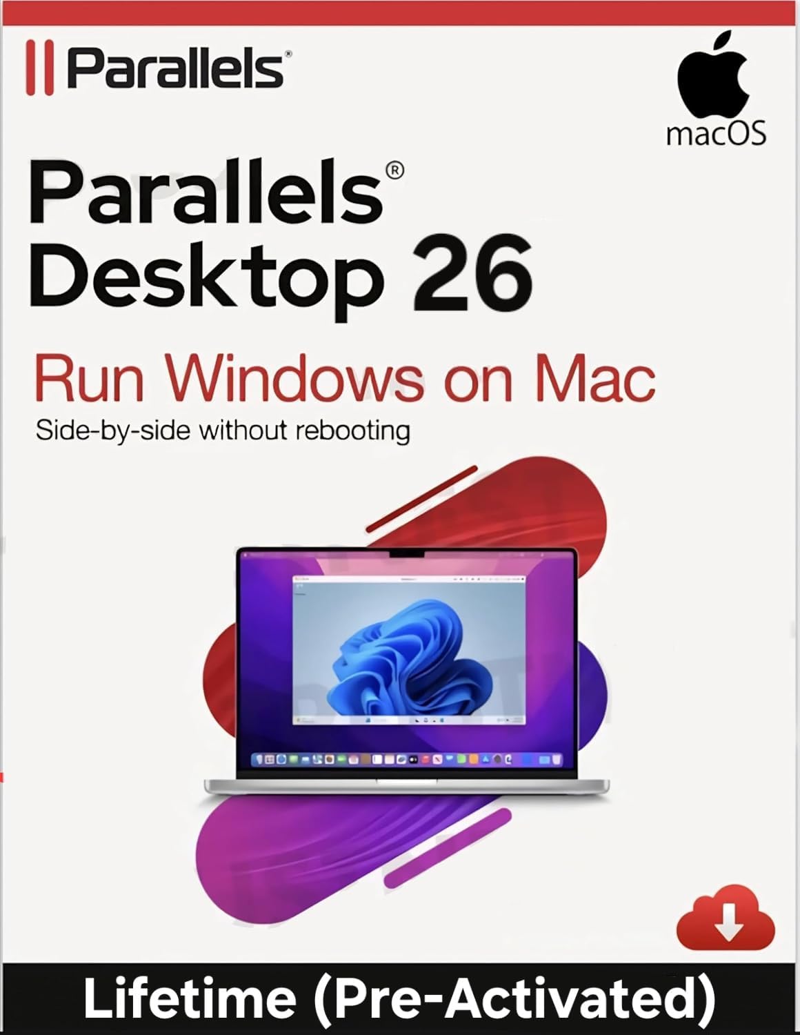 Parallels 26 Desktop Pro 2026 Edition Software (Latest New Version) (Pre-Activated) (NO-KEY) for MacOS M1, M2, M3, M4 | Run Windows on Mac Virtual Machine Software | Perpetual (1 Device) | Genuine | LIFETIME VALIDITY