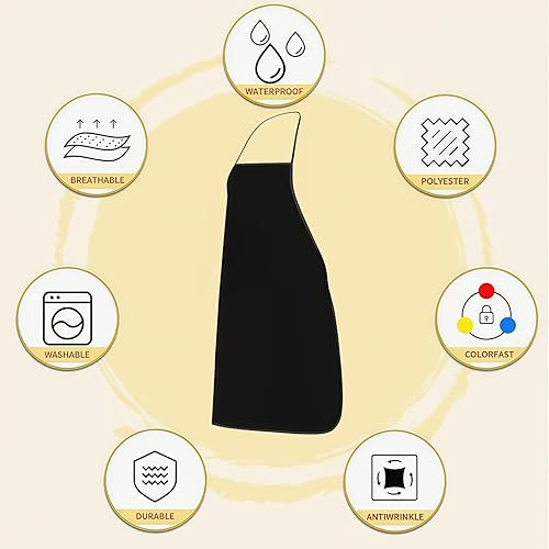 Miniatura 5 de Delantal personalizado, delantales personalizados para mujeres y hombres, mandiles para hombres de cocina, regalos personalizables para Navidad