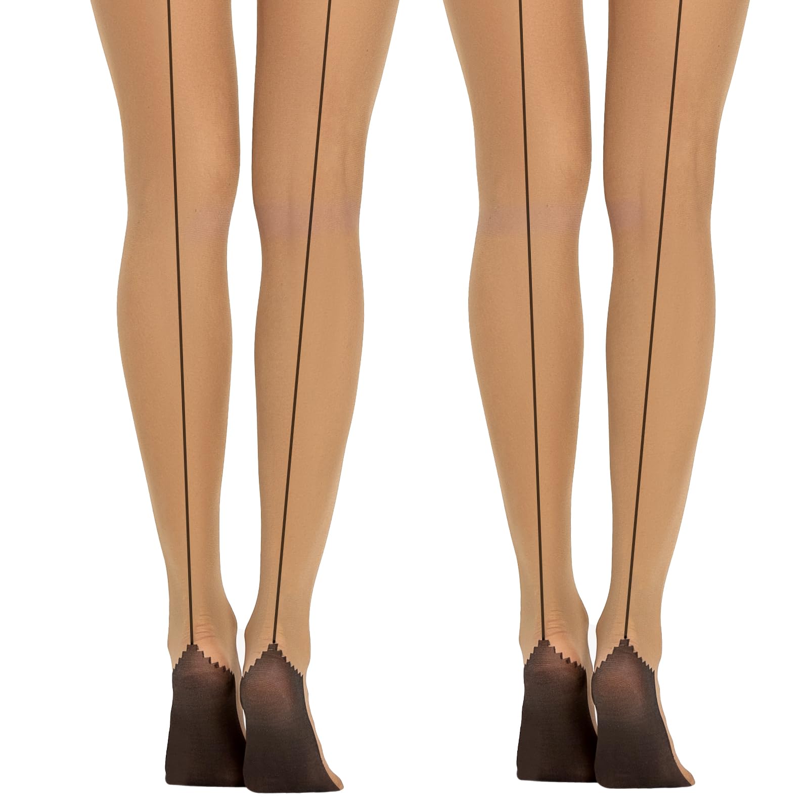 MANZIBack Seam Pantyhose Sheer Tights for Women Sexy Stockings