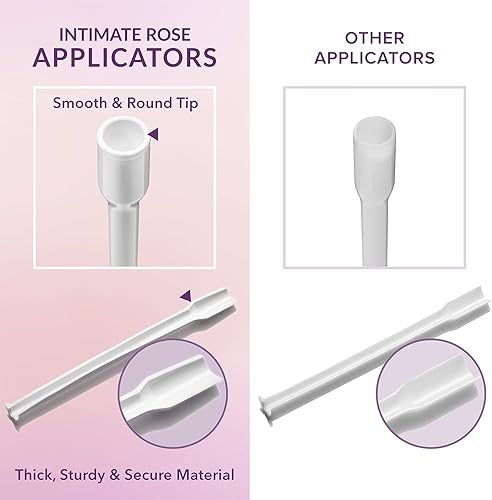 Miniatura 3 de Intimate Rose 30 aplicadores de supositorios vaginales, envueltos individualmente, aplicador desechable, se adapta a la mayoría de los supositorios