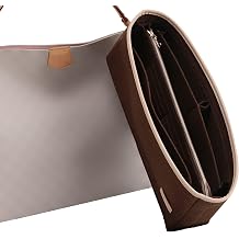 Felt Purse Organizer Insert for LV Graceful MM and More, Brown, SL