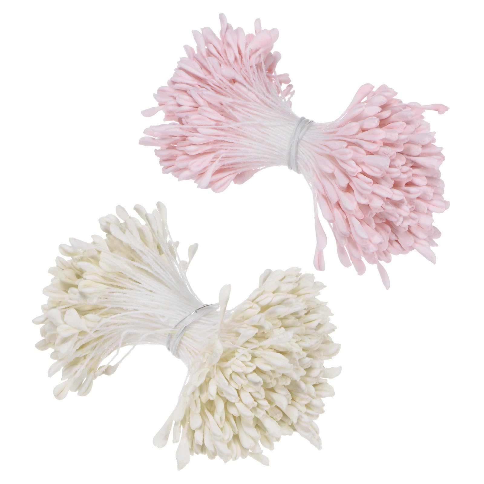 M METERXITY 680-Pack Artificial Flower Stamen Kit, 2mm Mini Double Heads Flower Stamens Pistil