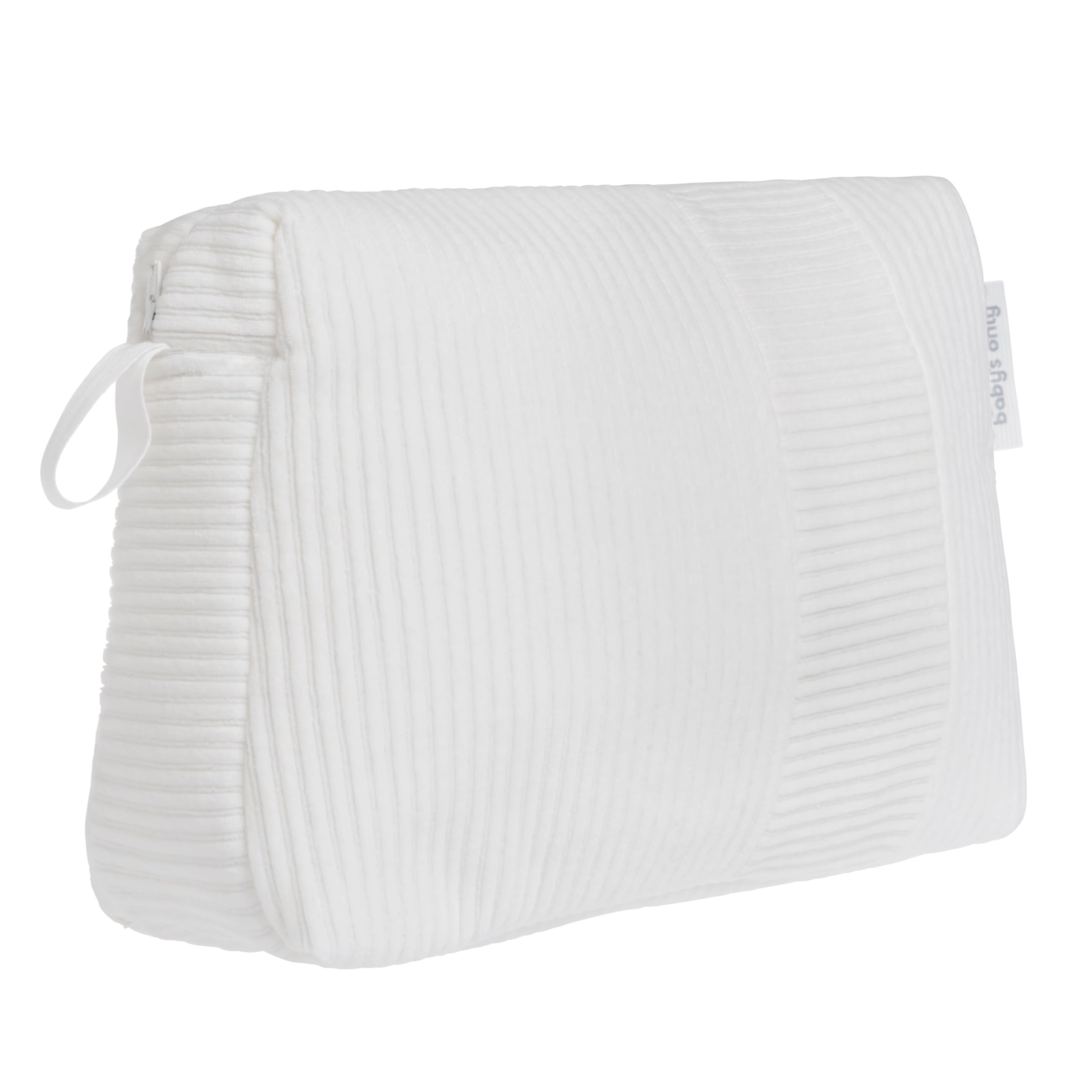 Baby's Only - Baby-Pflegetasche Sense - Wickeltasche - Kulturbeutel - Platz für Babypflegemittel - Perfekt für unterwegs - Weiß - 25x10x20 cm