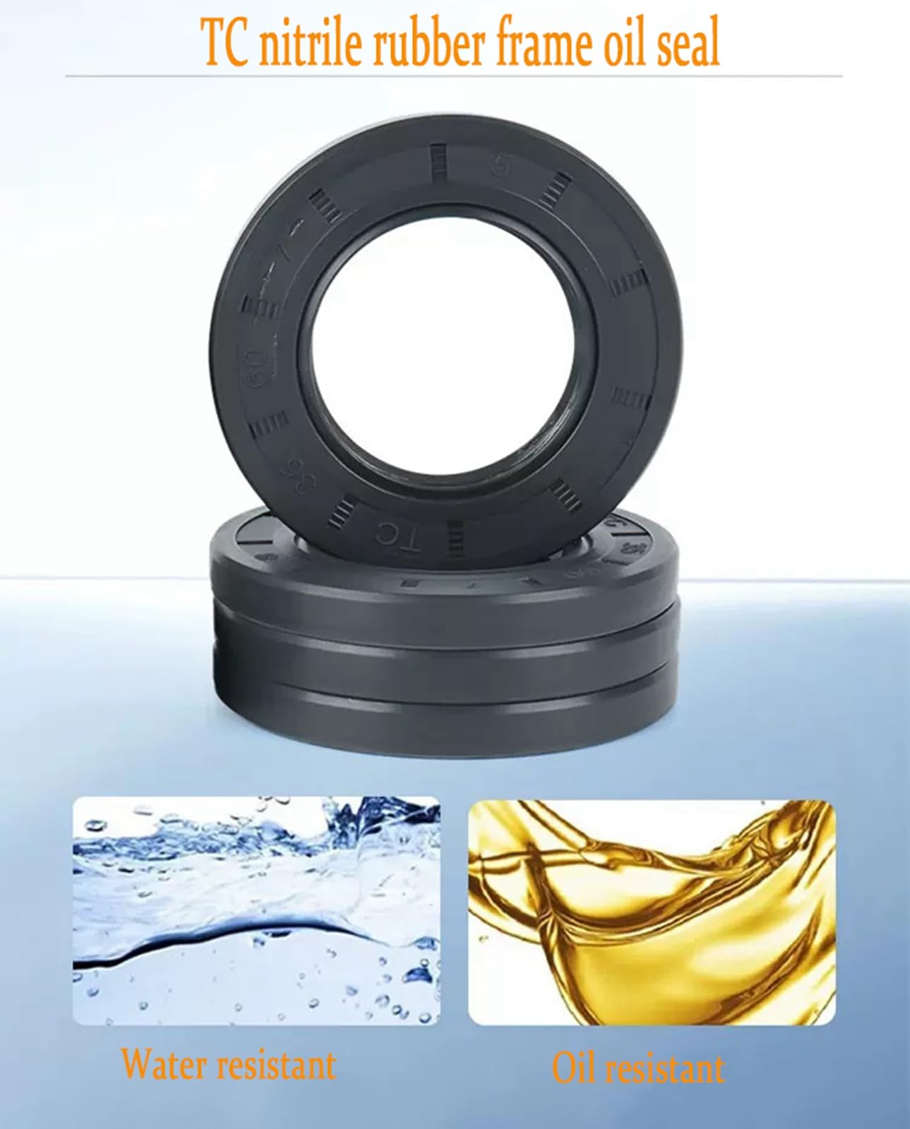 10 Stück TC-Skelettöldichtung 14 x 22 x 6mm, Jointà lèvres en nitrile NBR métrique avec ressort