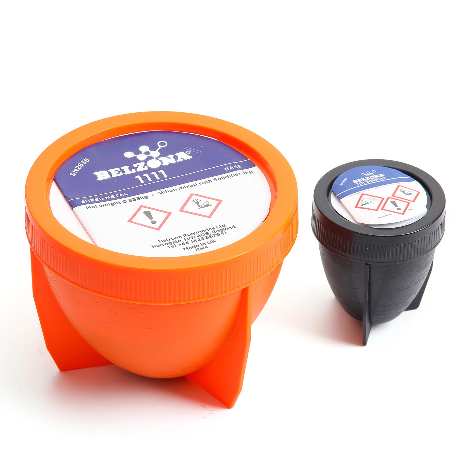 Belzona 1111 Super Metal Epoxy Composite Kit 1kg for Metal Repair, Pipe,  Tank, Pump, Silicone Steel Alloy Solvent Free, High Strength, Long