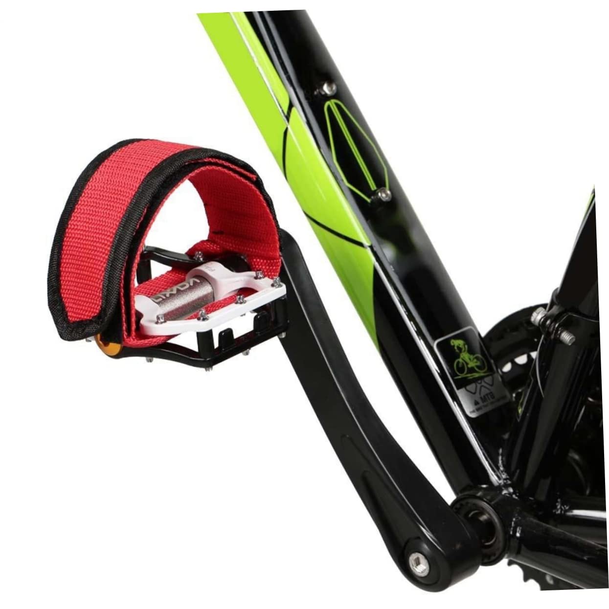 VANZACK Pedales de Puntera Clips de Pedal de Bicicleta Pedales Ciclo Correas de Bicicleta Correas para Pedales de Bicicleta Correas para los de los pies de Bicicleta