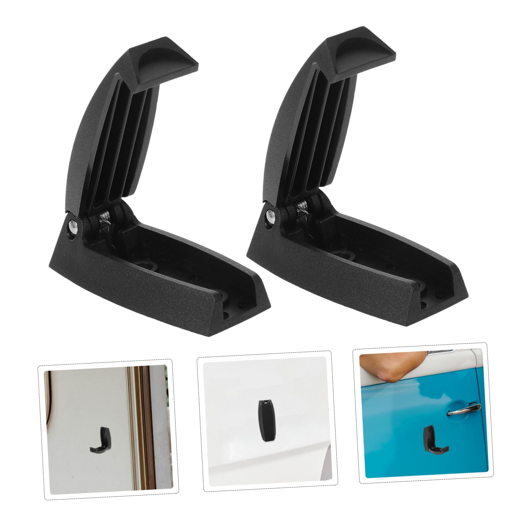 Beatifufu Pop up Camper Parts Rv Door Holder Rv Baggage Door Clip Hidden Catch for Rv Storage Utility Hooks