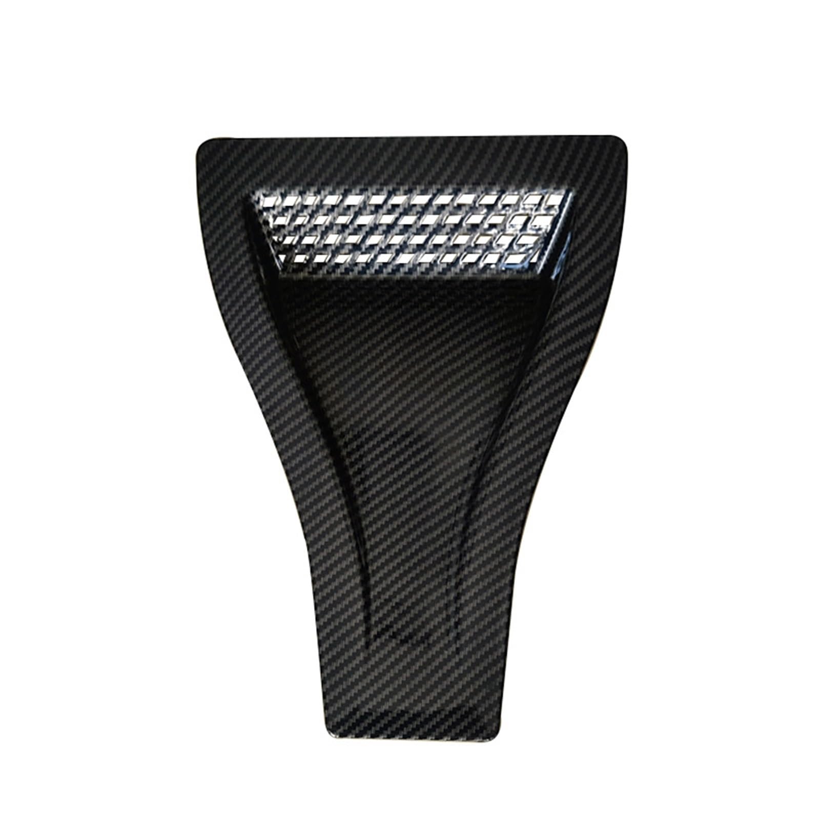 Uniwersalne otwory wentylacyjne maski silnika Kratka wlotu powietrza | Części zewnętrzne samochodu Przedni otwór wentylacyjny(2pcs-Carbon Look)
