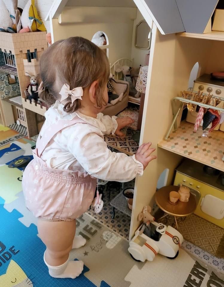 Miniatura 7 de Anano Muñecas de bebé Reborn de gran tamaño que se ven reales de 26 pulgadas, piernas rectas y realistas, cuerpo gordito de silicona, para recién