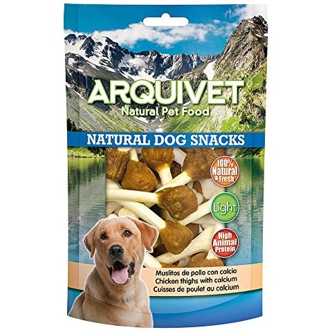ARQUIVET Muslitos de Pollo con Calcio - Snacks 100% Naturales para Perros Cover
